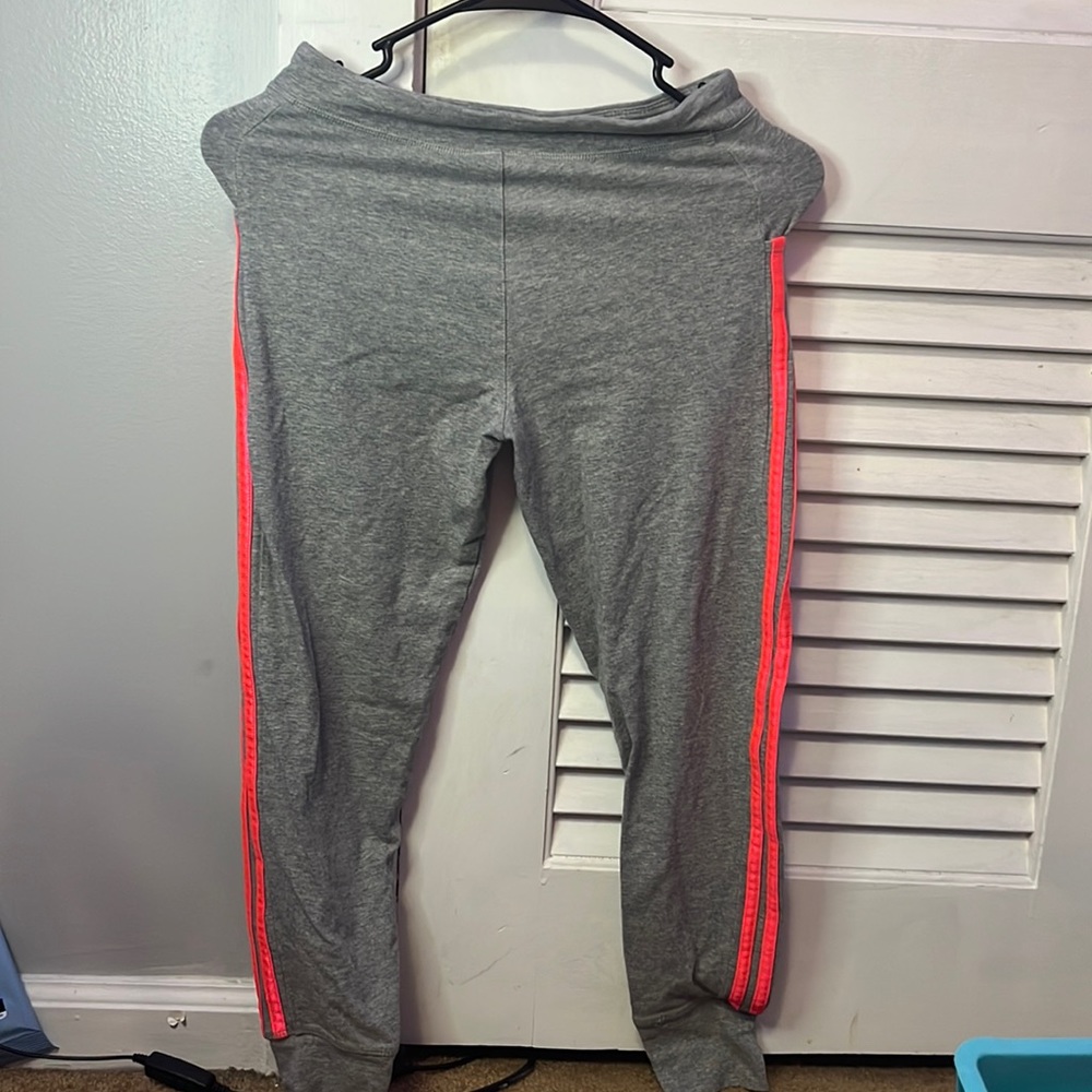 Grey adidas sweatpants